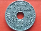 TUNISIA-10 CENTIMES 1919