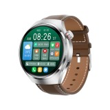Ceas Smartwatch GT4 PRO, sport, BT call, rezistent la apa, ecran 1.6&quot;, notificari, monitorizare somn, ritm cardiac, activitati, Android/iOS, argintiu