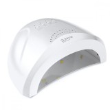 Lampa UV/LED pentru unghii, doua moduri de putere 24/48W, timer 5-30-60s, pornire automata, Alb