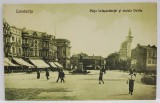 CONSTANTA , PIATA INDEPENDENTEI SI STATUIA LUI OVIDIU , CARTE POSTALA , 1926