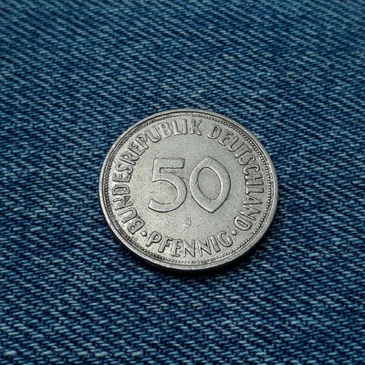 3i - 50 Pfennig 1950 j Germania RFG foto