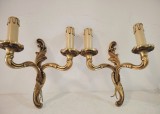 Frumoase aplice din bronz masiv in stilul Rococo