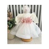 Cumpara ieftin Rochita Botez Demi, cu Flori, Alb - DPH89