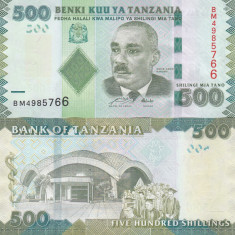 Tanzania 500 Shillings 2010 UNC