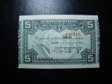 SPANIA BILBAO 5 PESETAS 1937 UNC