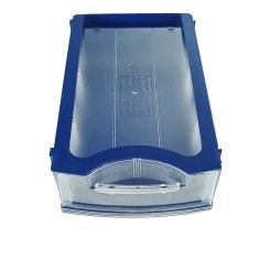 Cutie depozitare tip sertar modular, 160x94x41mm, P-068, din plastic, albastra foto