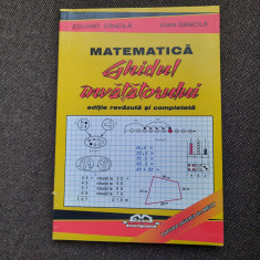 MATEMATICA GHIDUL INVATATORULUI EDUARD DANCILA 25/2