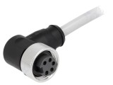 Conector mufă 7/8" 5P, 3m, unghi 90&deg;