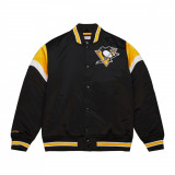 Pittsburgh Penguins geacă de bărbați NHL Heavyweight Satin Jacket - XL