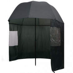 vidaXL Umbrelă pentru pescuit, 300 x 240 cm, verde