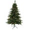 Brad artificial cu conuri pin rosii, interior/exterior, 120 cm, suport metalic inclus, verde