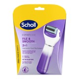 Cumpara ieftin Pila electrica 2in1 pentru picioare, Purple, Scholl