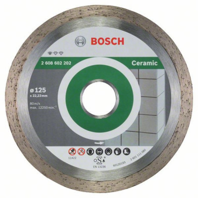 Disc diamantat Standard for Ceramic Bosch 125x22,23x1.6x7mm foto