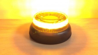 Girofar cu LED, 12-24V, cu magnet FT-100 DF Led Mag M30 Fristom foto