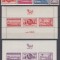 ROMANIA 1944 LP 160 LP 161 ASISTENTA P.T.T. SERIE SI COLITE CU SUPRATIPAR MNH