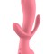 Vibrator Amour Claire Triple Pleasure, 10 Moduri Vibratii, Silicon, USB, Roz, 22 cm