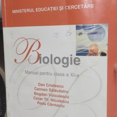 BIOLOGIE CLASA A XI A CRISTESCU SALAVASTRU NICULESCU CARMACIU EDIT CORINT