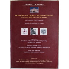 PROCEEDINGS OF THE FIRST BALKAN CONFERENCE ON GLASS SCIENCE and TECHNOLOGY , 2000