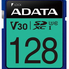 Card de memorie ADATA Premier Pro, 128GB, SDXC, UHS-I, U3, Clasa 10