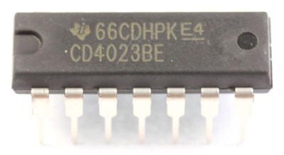 HEF4023BP CI 4000 LOCMOS,4023,DIP14,15V TYP:HEF4023BP,652-PHI CD4023BE TEXAS-INSTRUMENTS foto
