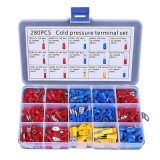 Cumpara ieftin Set 280 terminale electrice izolate, diverse dimensiuni - Multicolor, Oem