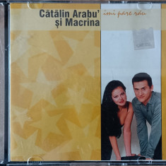 CD cu muzică românească de petrecere, manele, Catalin Arabu si Macrina