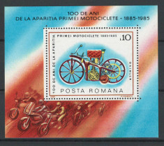 Romania 1985 nestampilat - LP 1134 - Centenarul primei motociclete din lume foto