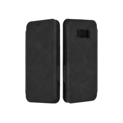 Husa pentru Samsung Galaxy S8 Plus Techsuit Safe Wallet Plus, Negru foto