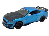 Macheta replica metal Ford Mustang albastru1:24 lumini si sunete , deschide usi, capota, portbagaj