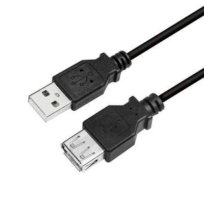 CABLU USB LOGILINK prelungitor USB 2.0 (T) la USB 2.0 (M) 3m negru CU0011B foto