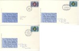 Great Britain 1977 Silver Jubilee 15 FDC, many cancels K.241