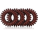 BrushArt Hair Rings Elastice pentru par Brown 4 buc