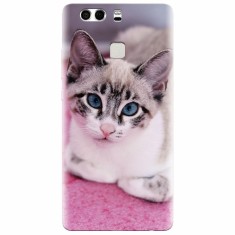 Husa silicon pentru Huawei P9 Plus, Siamese Kitty