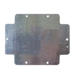 Placa 190x140mm pentru montaj, metalica contrapanou pentru doza, Elettrocanali