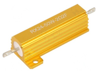Rezistor Bobinat cu Radiator 2,2&amp;Omega; 50W &amp;plusmn;1% foto