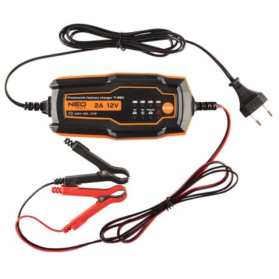 Incarcator automat 2A/35W, 4/60Ah pentru baterii acide NEO TOOLS 11-890 HardWork ToolsRange foto