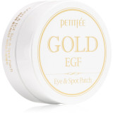 Petitf&eacute;e Gold &amp; EGF masca hidrogel pentru ochi 60 buc