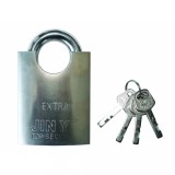 Lacat metalic 70 mm cu chei, rezistent pentru poarta, usa si depozitare