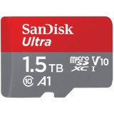 Card Memorie microSDXC SanDisk Ultra Android A1, 1.5TB, Clasa 10 / UHS-1 U1 SDSQUAC-1T50-GN6MN