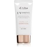 d'Alba Waterfull Pink Correcting Tone-Up Sun Cream crema de soare pentru fata pentru luminozitate si hidratare SPF 50+ 50 ml