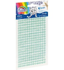 Accesorii creatie perle autoadezive,verde deschis,6mm, 260 bucati