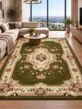 Covor Lotos 570-310, Marime 80 x 150 cm, Verde, Inaltime Fir 8 mm, Antialergic, Polipropilena, Living, Dormitor, Sufragerie, Birou