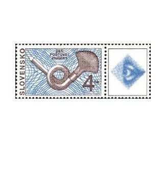 Slovacia 1997 - ziua marcii postale, neuzata cu vinieta
