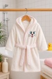 Halat de baie pufos Pisicuta (Marime Disponibila: 2-3 ani)