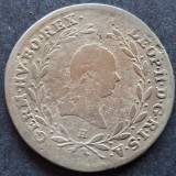 Austria 20 kreuzer 1792 Hall argint Leopold ll