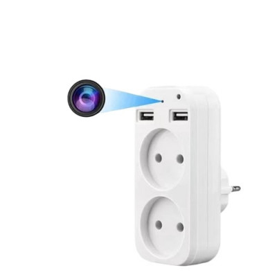 Camera Spion WIFI, TSS- PEU2W Ascunsa in Priza Dubla ,5MP Full HD foto