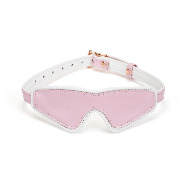 Masca Pentru Ochi White &amp;amp; Pink Fairy Goat Leather