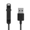 Cablu de incarcare USB pentru Polar Unite, Negru, 54171.01