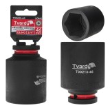 Cheie tubulara de impact in 6 puncte 3 / 4&quot;, 46 mm, Cr-Mo, Tvardy T00213-46