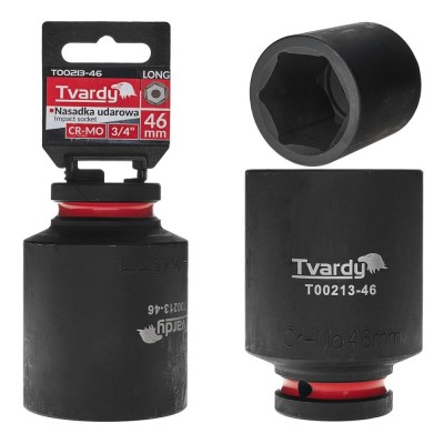 Cheie tubulara de impact in 6 puncte 3 / 4&amp;quot;, 46 mm, Cr-Mo, Tvardy T00213-46 foto